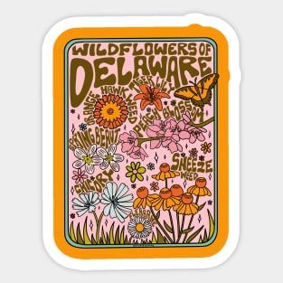 Delaware Wildflowers Sticker